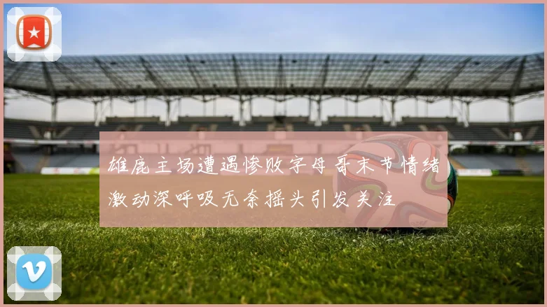 雄鹿主场遭遇惨败字母哥末节情绪激动深呼吸无奈摇头引发关注
